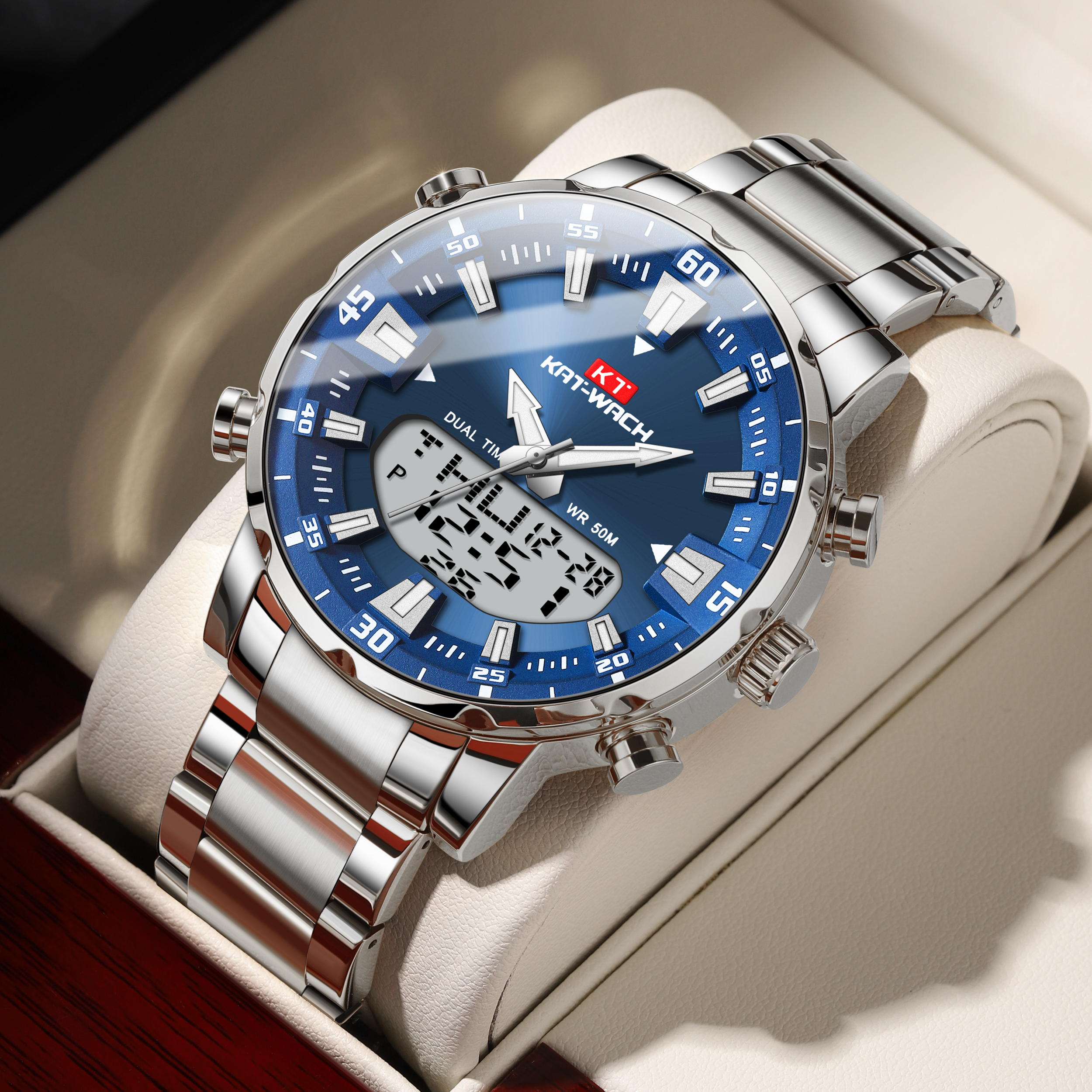 KAT-WACH Luxury Men's Quartz D - Minute Repeater Watch avaliação e preço
