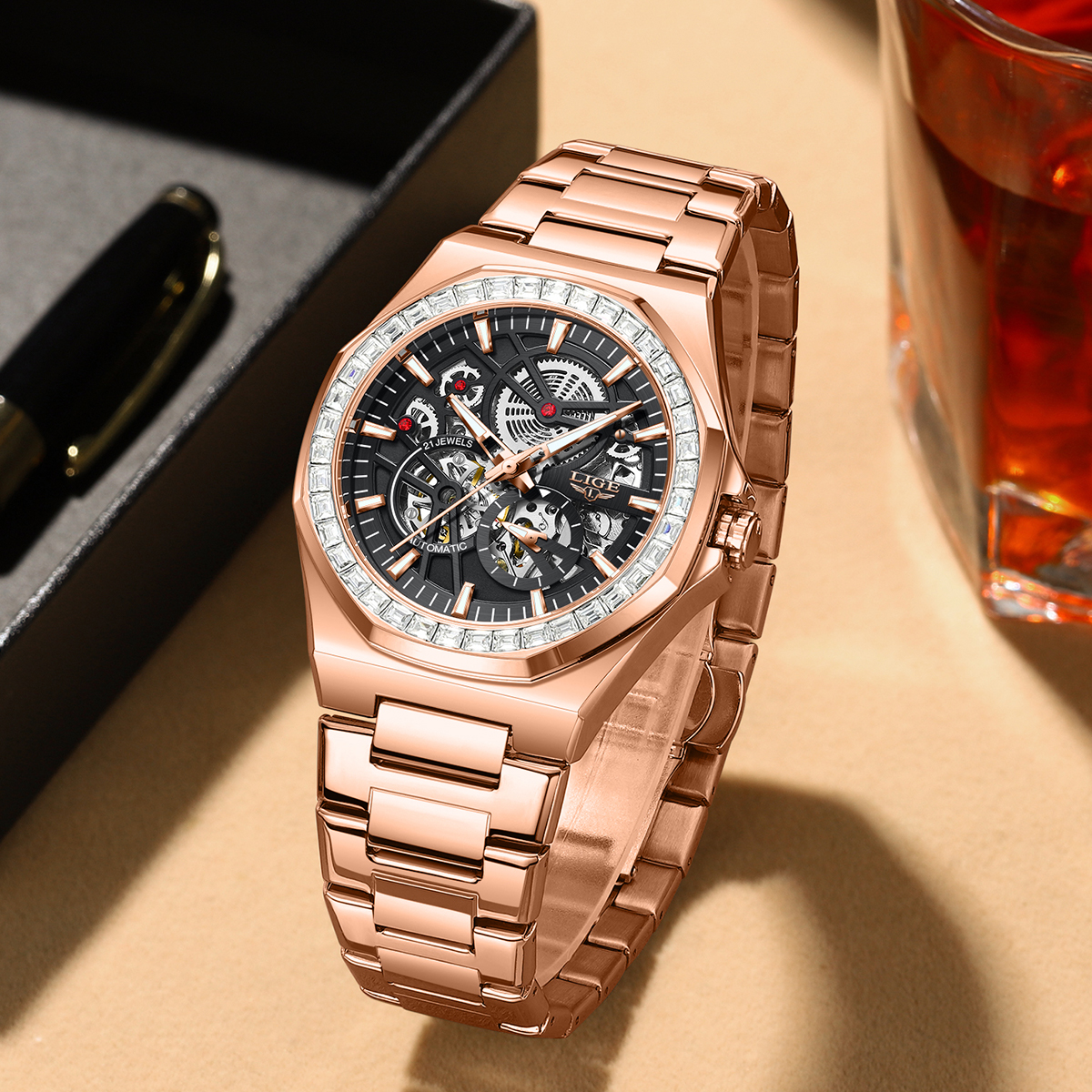 LIGE Original Design Mechanica - Luxury Watch Business avaliação e preço