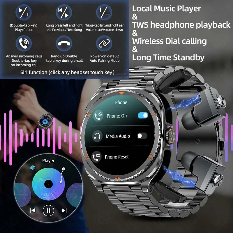 New 2026 TWS 2-in-1 Wireless H - Luxury Watch Korea avaliação e preço