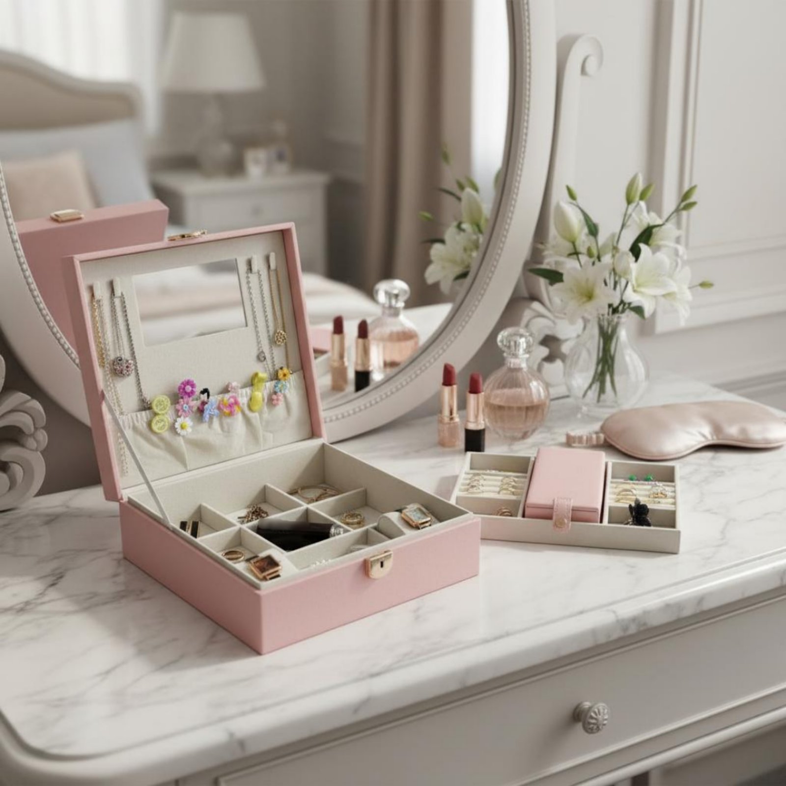 Multi-Tier Jewelry Box Soft Lu - Luxury Watch Tier avaliação e preço