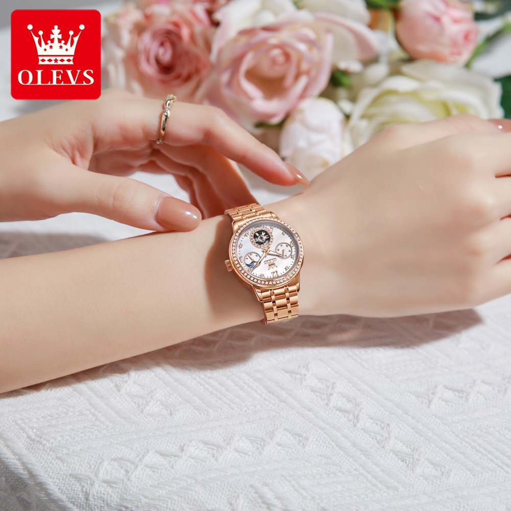 OLEVS Women's Watches Top Bran - Luxury Watch Hand avaliação e preço