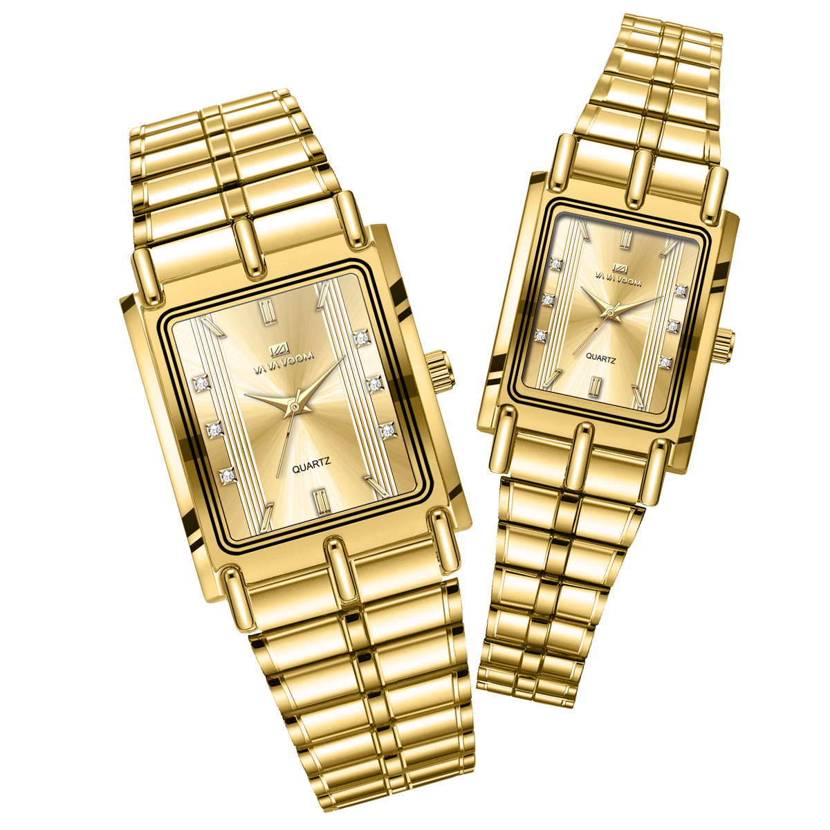 Luxury Couple Stainless Steel  - Compass Watch Luxury avaliação e preço