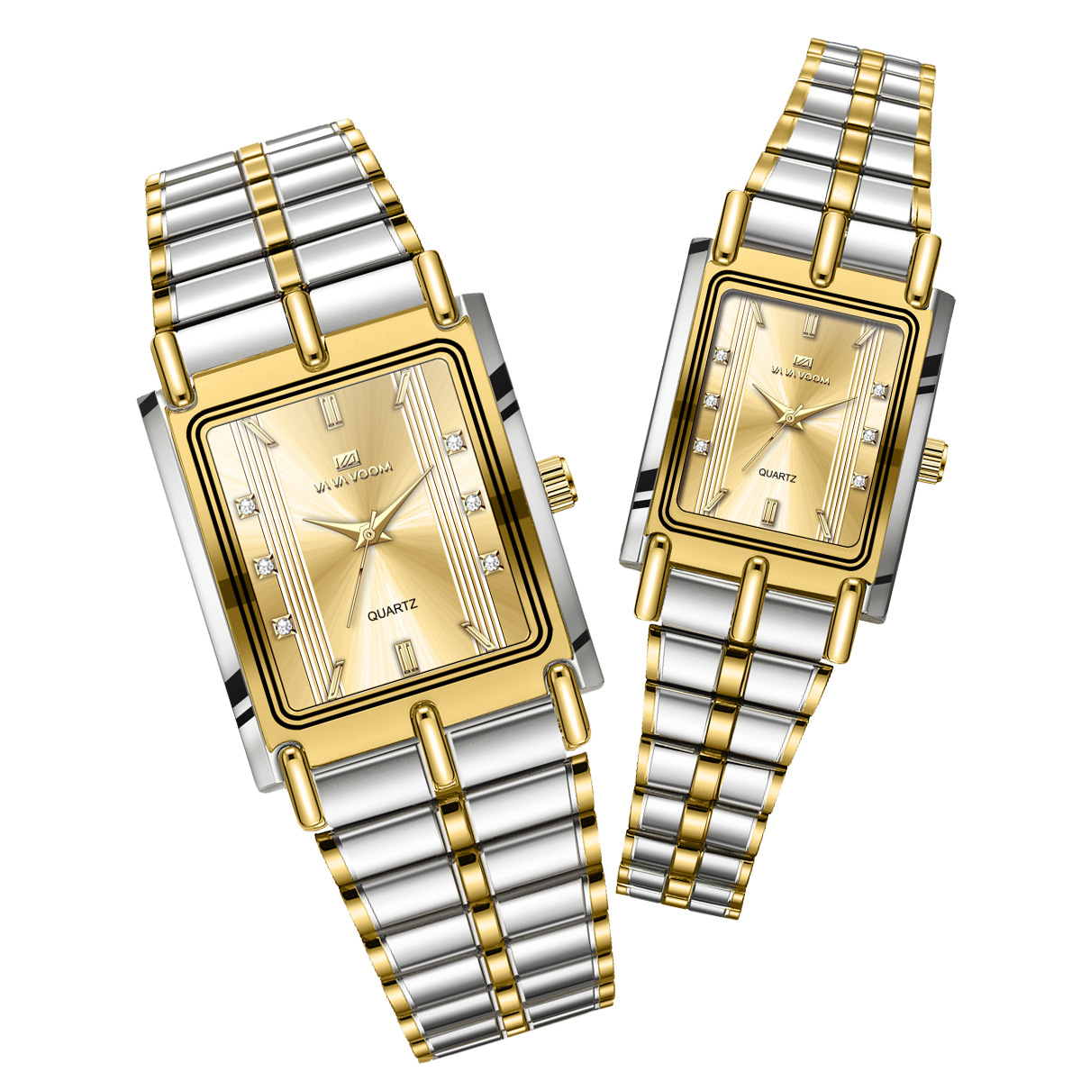 Luxury Couple Stainless Steel  - Compass Watch Luxury avaliação e preço
