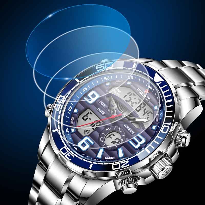 LIGE Men Watch Top Luxury Bran - Minute Repeater Watch avaliação e preço