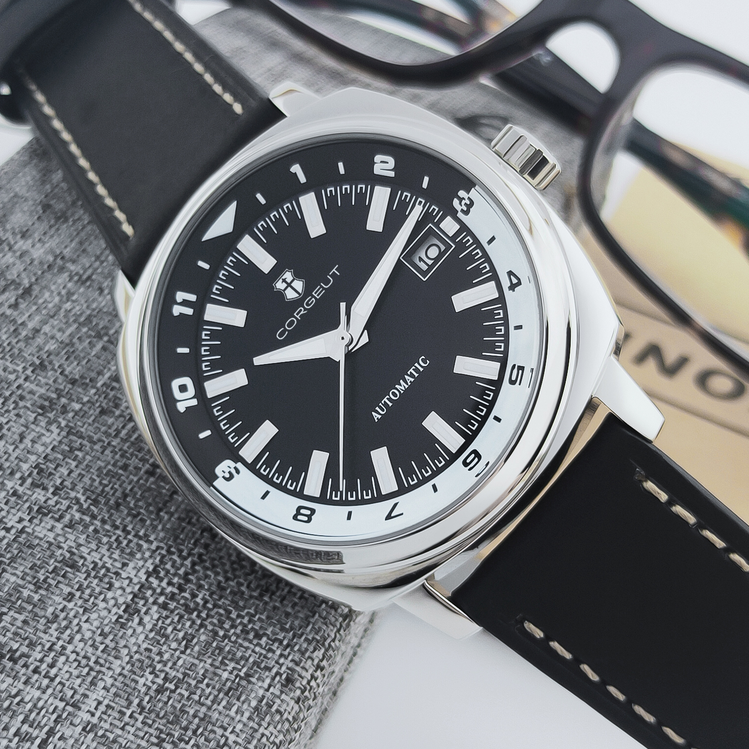 CUSTOM 42MM Stainless Steel Sa - Luxury Watch Deals avaliação e preço
