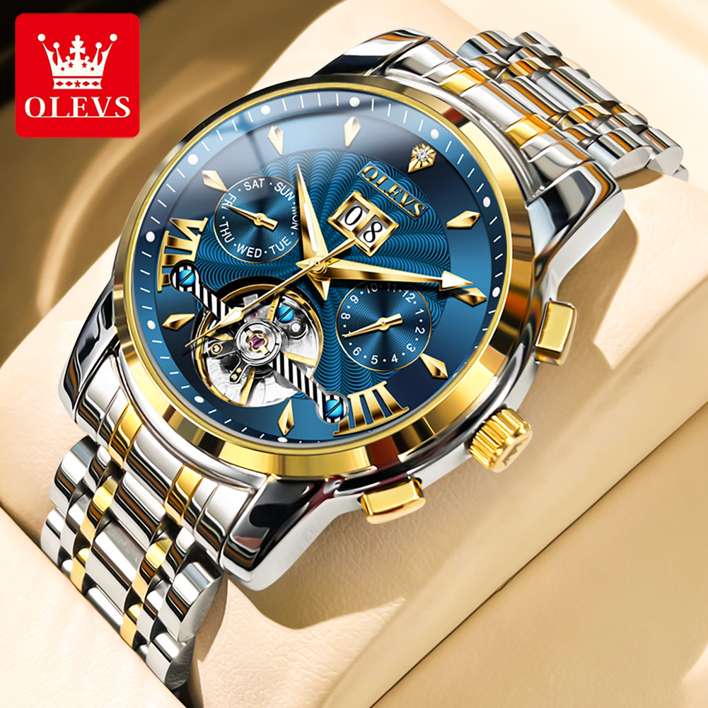 OLEVS Men Watches Luxury Fashi - Luxury Watch Business avaliação e preço