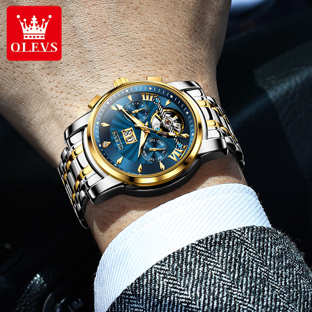 OLEVS Men Watches Luxury Fashi - Luxury Watch Business avaliação e preço