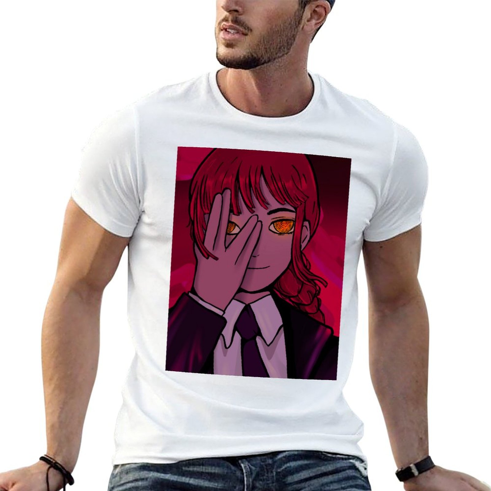 Makima is watching T-Shirt t s - Luxury Watch China avaliação e preço