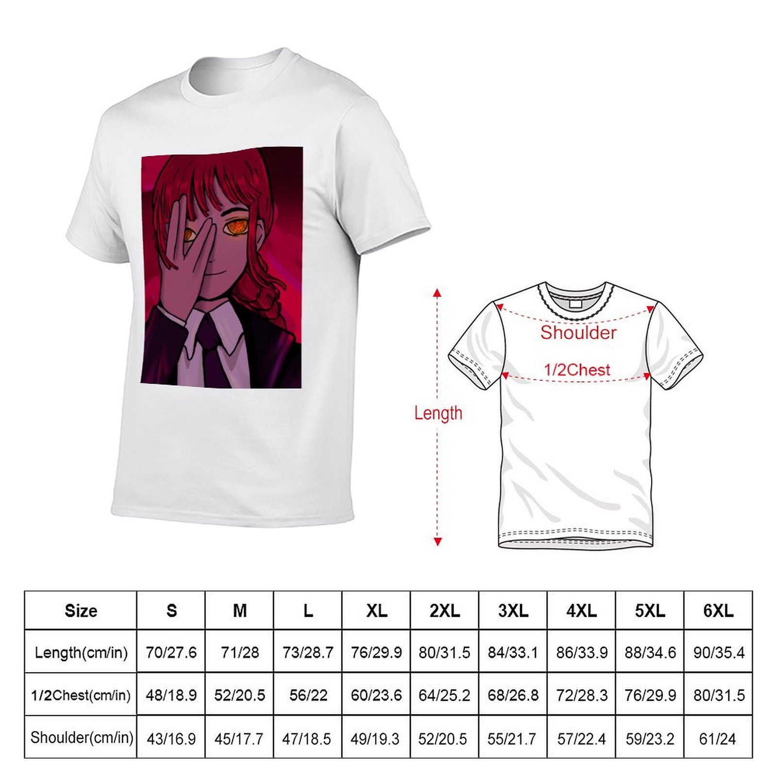 Makima is watching T-Shirt t s - Luxury Watch China avaliação e preço