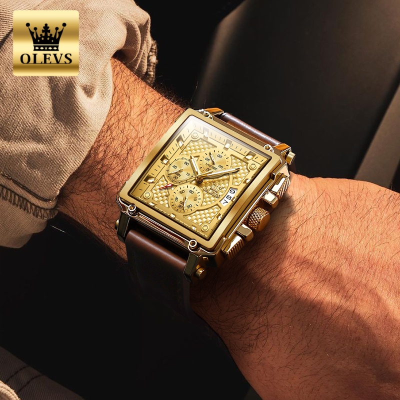 OLEVS brand mens watches water - Luxury Watch Dial avaliação e preço