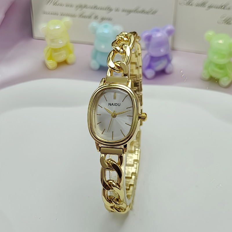 Fashion Women Oval Dial Quartz - Luxury Watch Dial avaliação e preço
