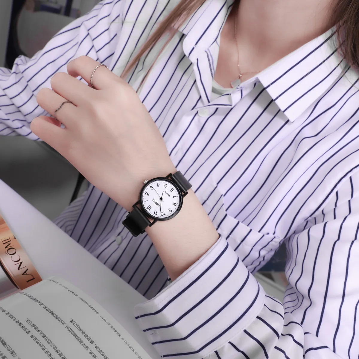 Simple Black Watch Quartz Watc - Luxury Watch Deals avaliação e preço