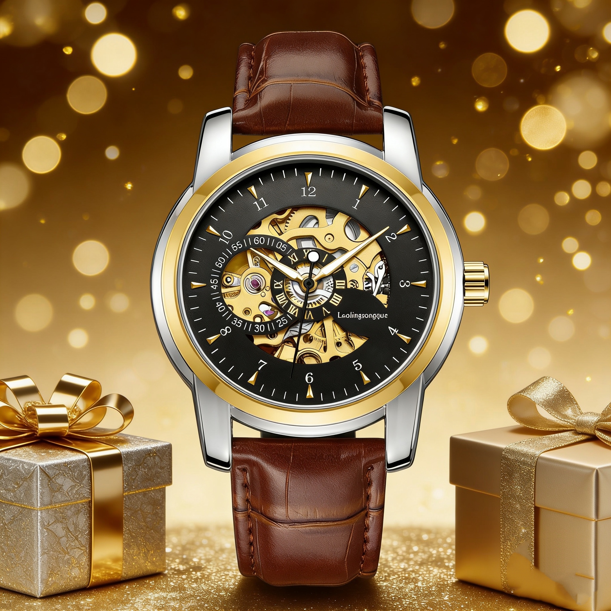 Classic Men's Automatic Mechan - Luxury Watch Name Brands avaliação e preço