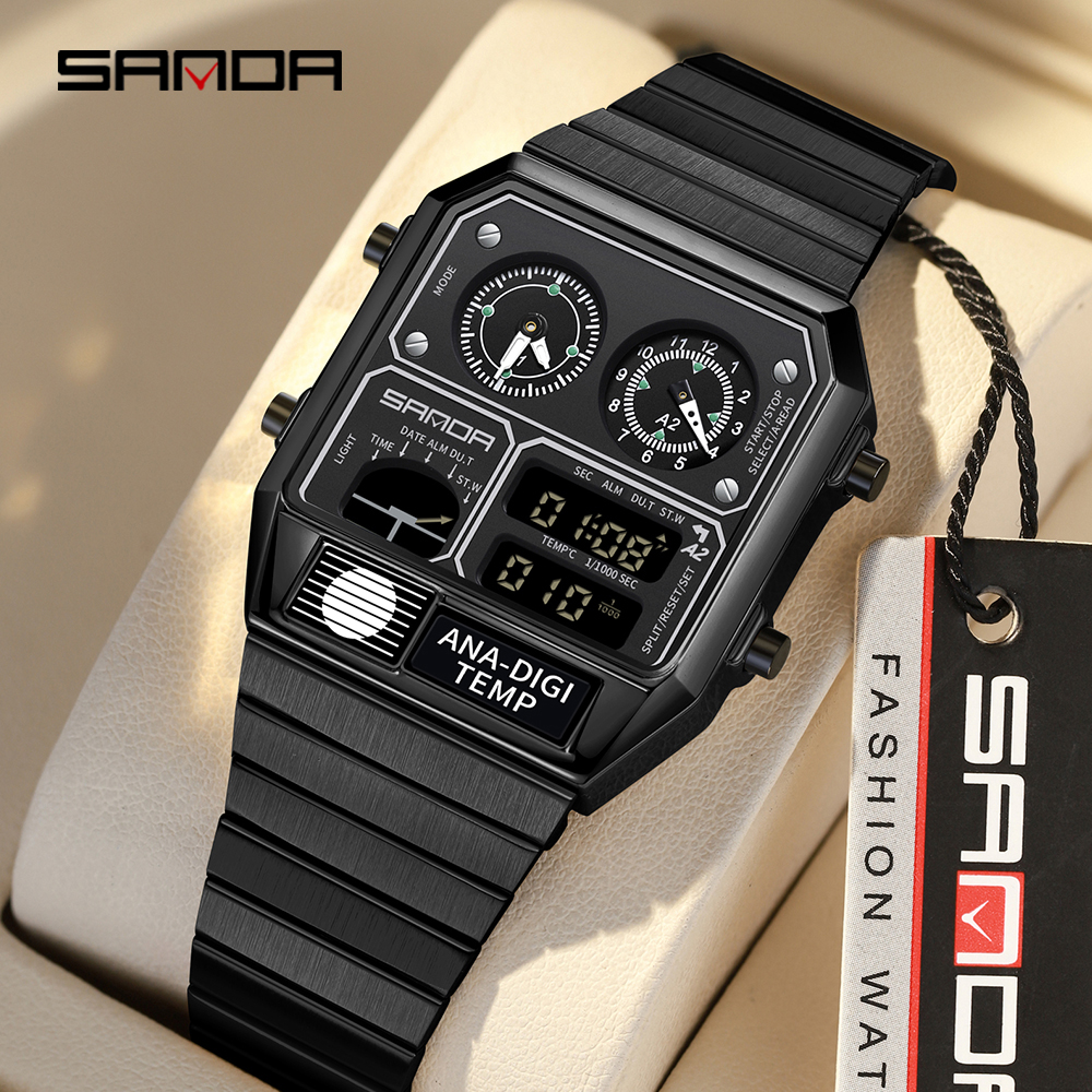 SANDA 3192 Factory Men's Wrist - Minute Repeater Watch avaliação e preço