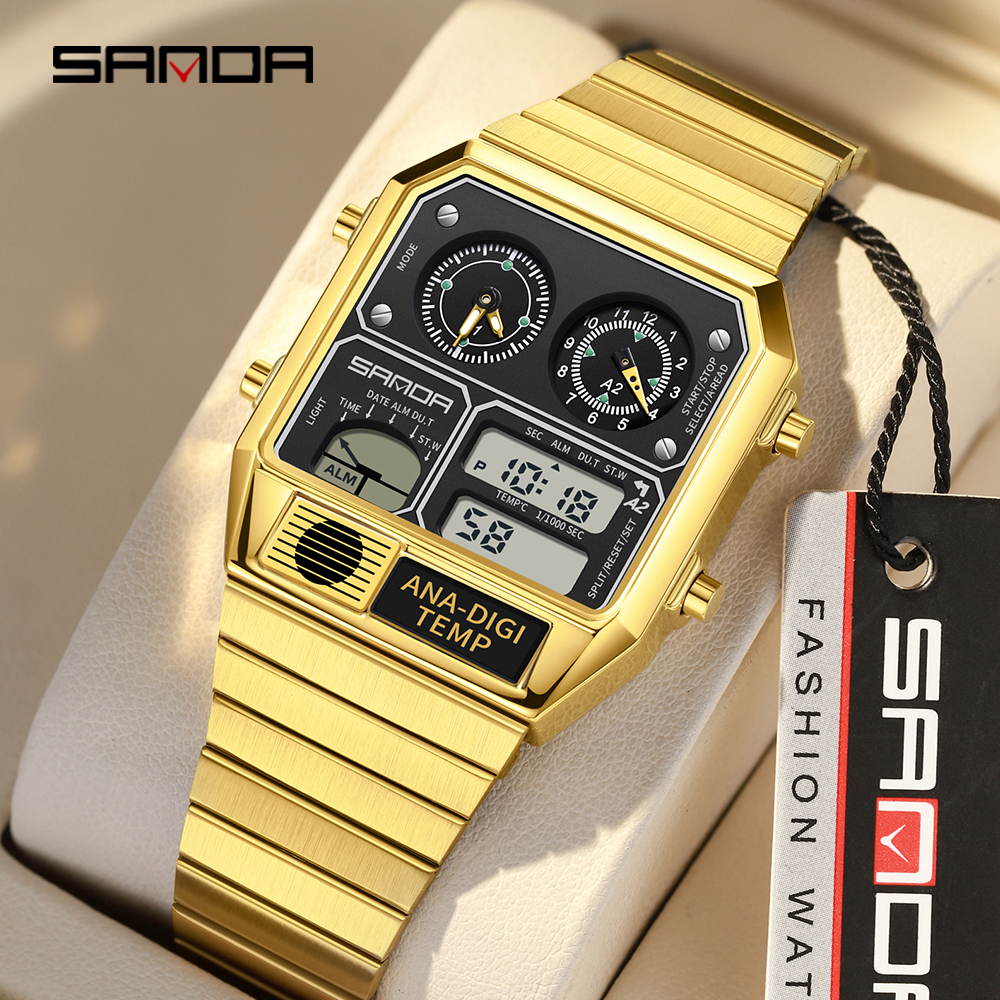 SANDA 3192 Factory Men's Wrist - Minute Repeater Watch avaliação e preço