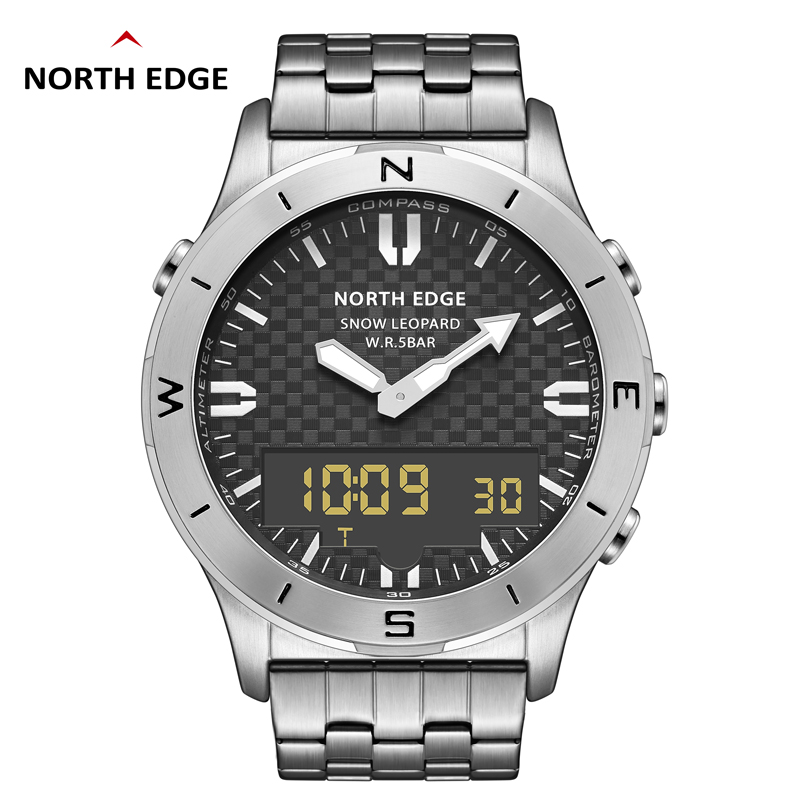 NORTH EDGE Men's Sports Digita - Compass Watch Luxury avaliação e preço